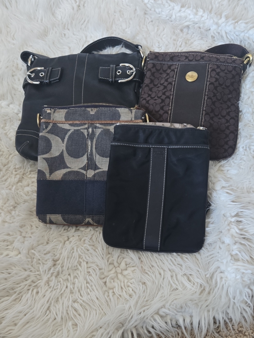 Coach Black and Brown Crossbody Group - Signature & Solid Styles